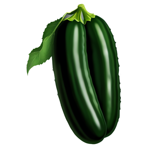 Black cucumber - icon | sticker