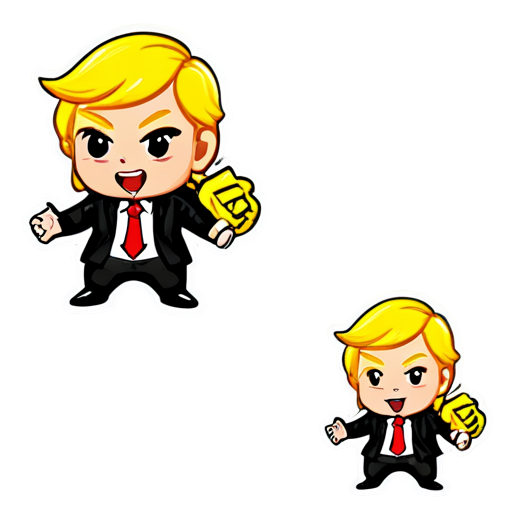 name of cryptocurrency "golden trump" - icon | sticker