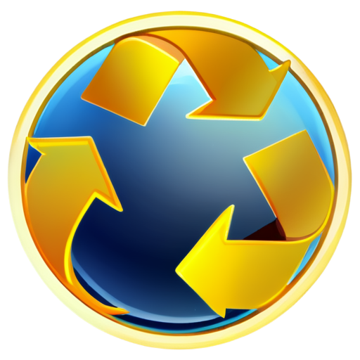 recycle circle - icon | sticker