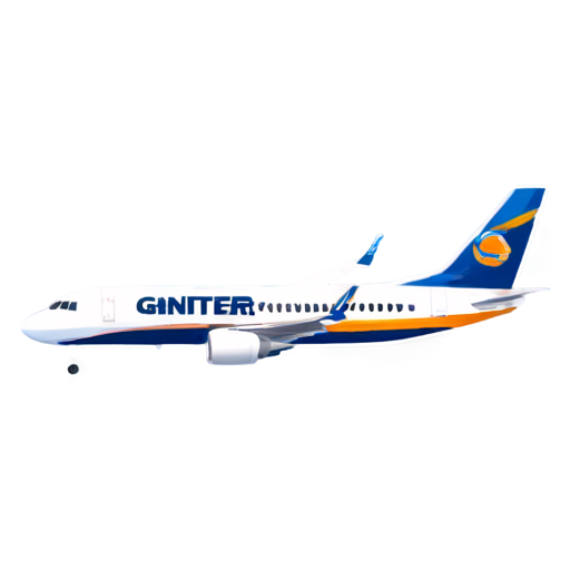 Airline logo with name"Gnityer" - icon | sticker