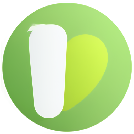 The background color is light green. Add a small icon about nutrition in the middle, with a white background. - icon | sticker