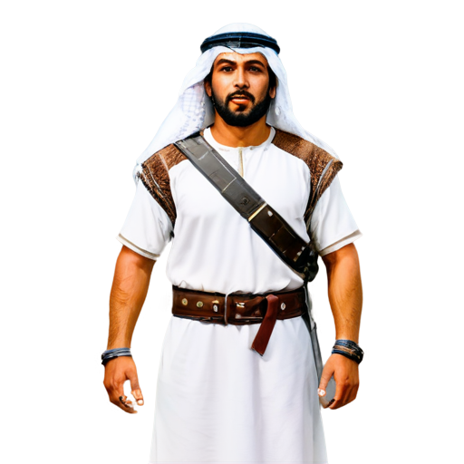 The Arab warrior - icon | sticker