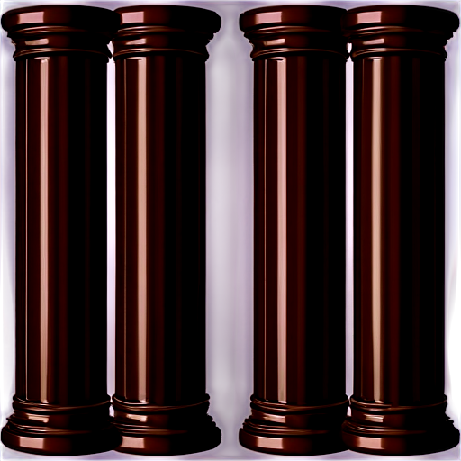 Symmetrical brown pillar icon fill screen - icon | sticker