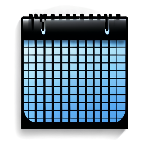 notepad pixel icon square black frame - icon | sticker