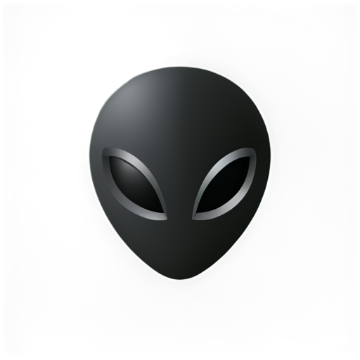 alien dark style logo for web site Swarm - icon | sticker