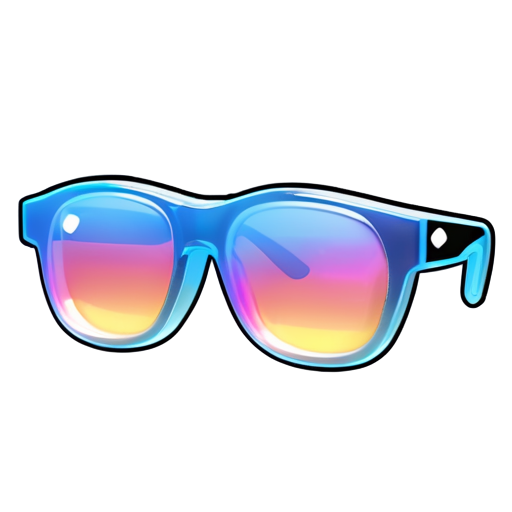 cyberpunk glasses icon - icon | sticker