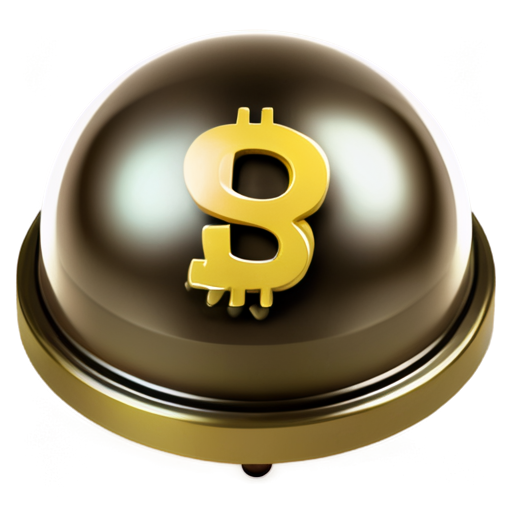 a notification bell with a dollar sign inside of it - icon | sticker