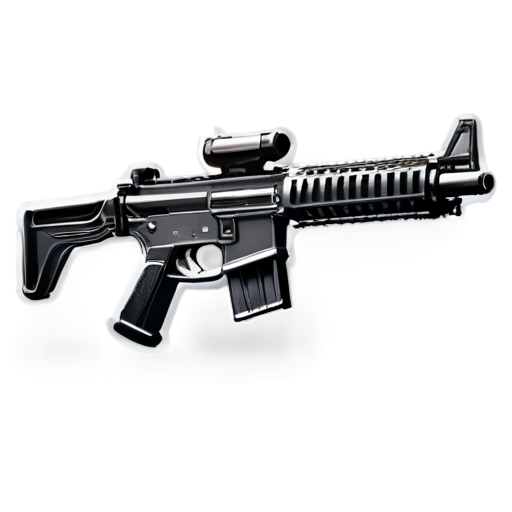 skill icon, machine gun on car shooting - icon | sticker