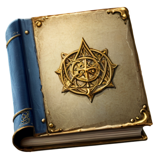 medieval mage book icon - icon | sticker