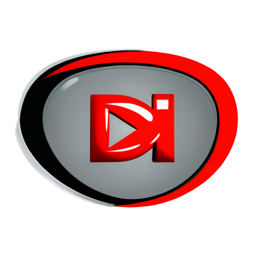 Create a unique and memorable logo for a YouTube channel named Denis LeadER TV (DLTV) that specializes in exposing frauds, charlatans, and pseudoscientists. The logo should convey seriousness and professionalism, highlighting the theme of fighting deception and the pursuit of truth. The design should feature sharp, clear shapes to express determination and the value of truth. The initials DLTV or LTV must be prominent, establishing brand recognition. Prefer a color palette that includes black, white, and red: black represents seriousness, white symbolizes purity of intent and the quest for truth, and red denotes energy and exposure. Incorporate a thoughtfully designed symbol or icon that reflects the theme of exposure - it could be a magnifying glass, a shield, or an abstract symbol that resonates with the concepts of battle and protection. The logo should be versatile enough to be used across different media, including YouTube, print, and websites, maintaining its recognition and legibility, even in small sizes. - icon | sticker