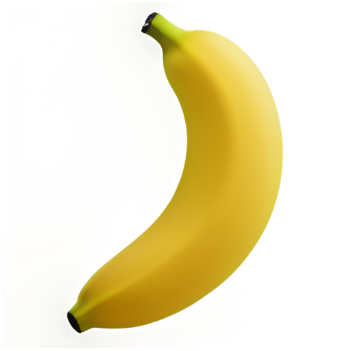 Letter t with banana - icon | sticker