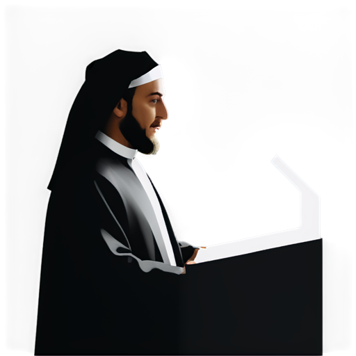 imam speech, translation, islam - icon | sticker