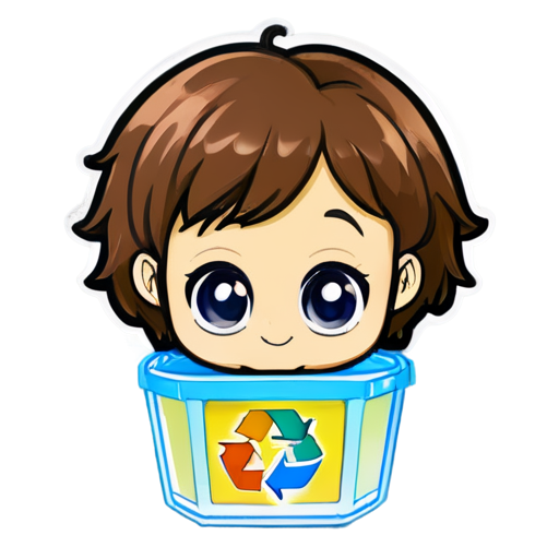 app logo recycle - icon | sticker