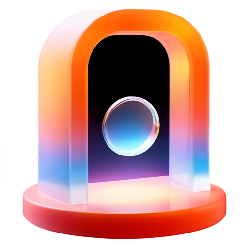 Open sky transformation portal - icon | sticker