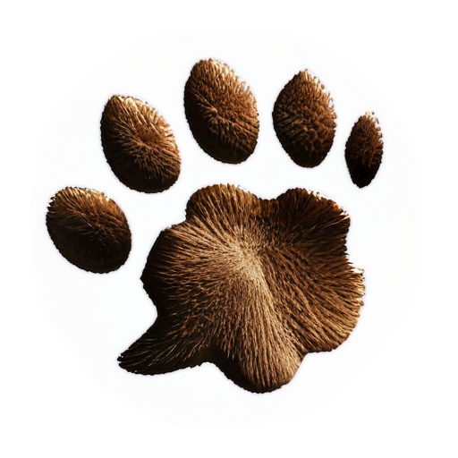 Make an icon with animal's paws - icon | sticker