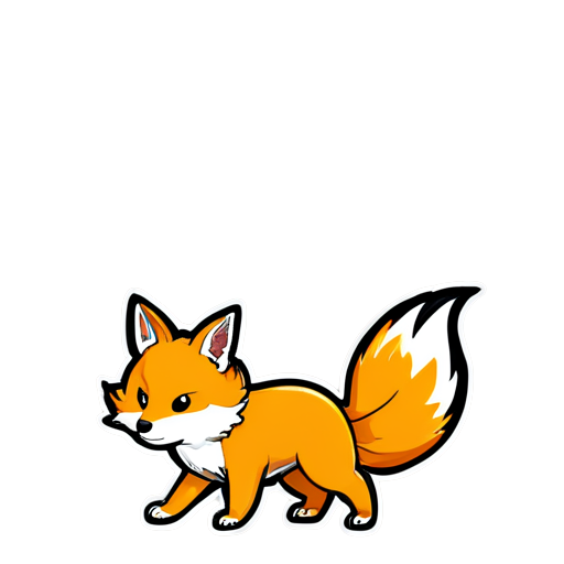 Nine Tailed Fox - icon | sticker