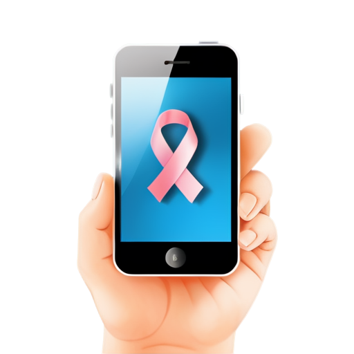 icon for mobile app, social network for cancer patients for psychological support - icon | sticker