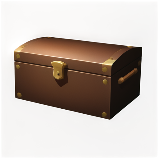 a treasure chest with faceless cards in it - icon | sticker