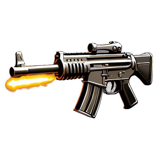 skill icon, machine gun, fire - icon | sticker