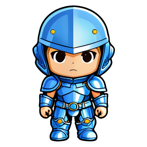 blue armour - icon | sticker