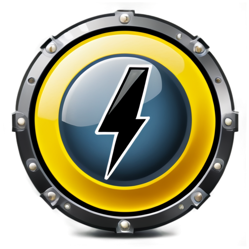 Please create an icon for a GitHub repository named "Awesome-LLM-SAD". This repository focuses on the Security, Attacks, and Defense (SAD) of Large Language Models (LLMs). The icon should convey the following key elements: Security: Symbols of protection and defense, such as a shield or lock. Attacks: Symbols of potential threats, such as a lightning bolt or warning sign. Defense: Elements combining protection and counteraction, such as armor or a fortress. Technological Feel: A modern and tech-savvy design reflecting the theme of AI and advanced technology. Simplicity and Clarity: The design should be simple yet clearly convey the aforementioned messages. The icon's color scheme should include blue or green to represent security, yellow or red for warning, and black or gray for a technological feel. Ensure that the icon remains clear and recognizable even at small sizes. - icon | sticker