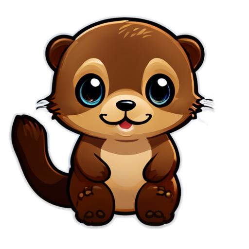 Otter psychotherapist - icon | sticker