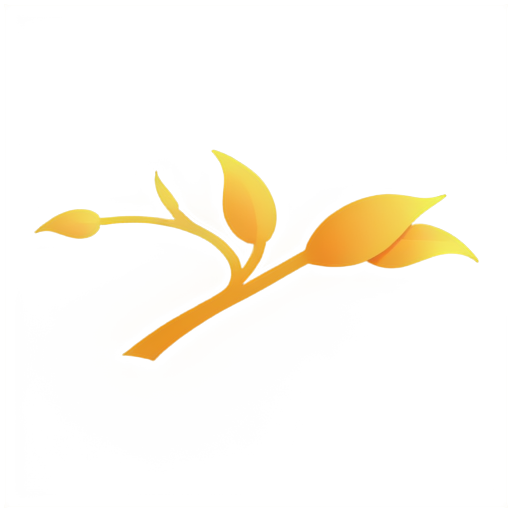 а beautiful burning branches - icon | sticker