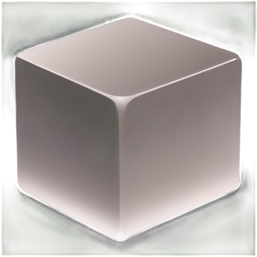 3d cube size - icon | sticker