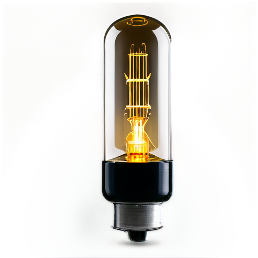 vacuum tube glows - icon | sticker