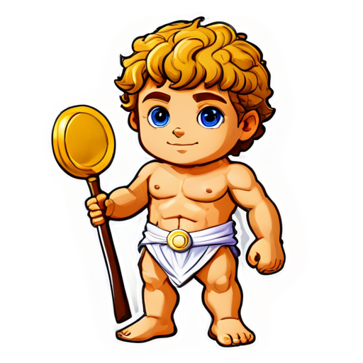 ancient greek god of health - icon | sticker