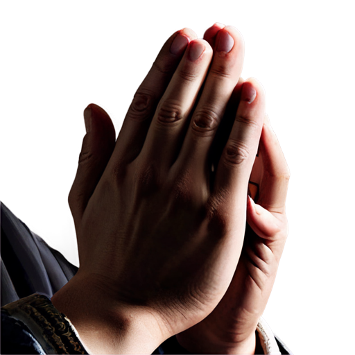 hands praying game icon - icon | sticker