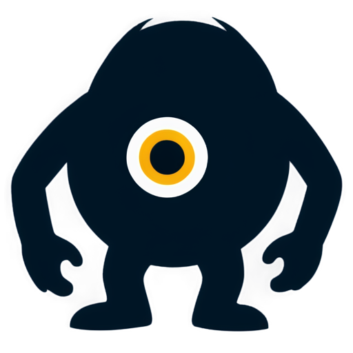 a cyclops monster - icon | sticker