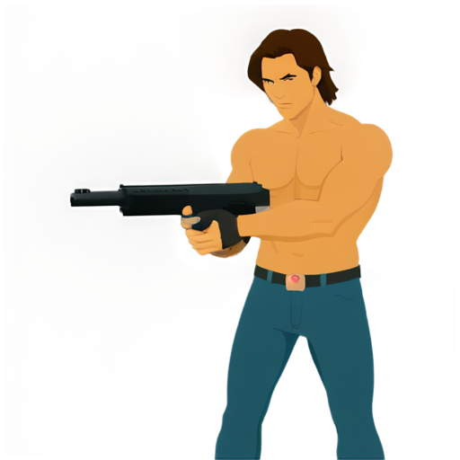 Starrk with guns - icon | sticker