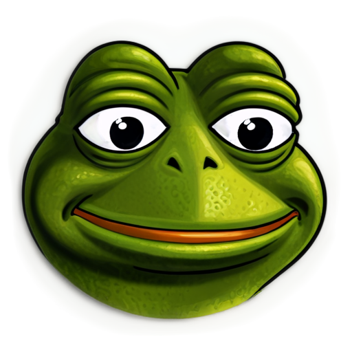 Иконка монеты pepe курит - icon | sticker