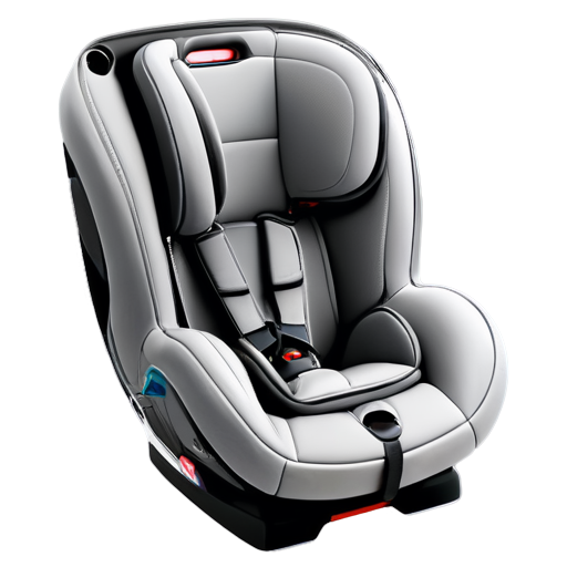 baby car seat icon grey no background - icon | sticker