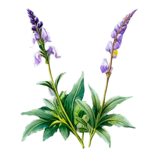 medieval vetch, paint style - icon | sticker