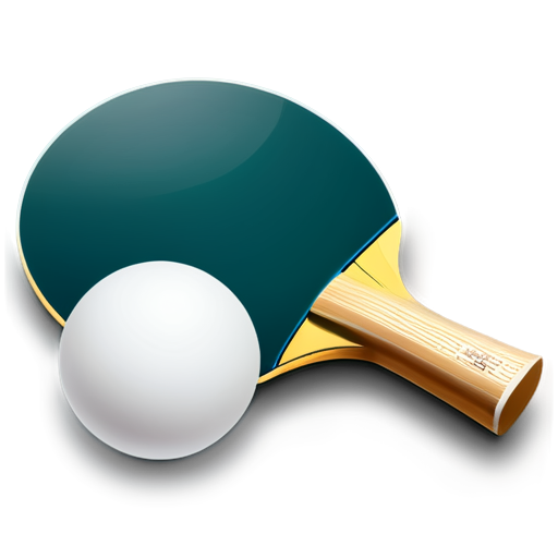 Ball, ping pong, racket icon - icon | sticker