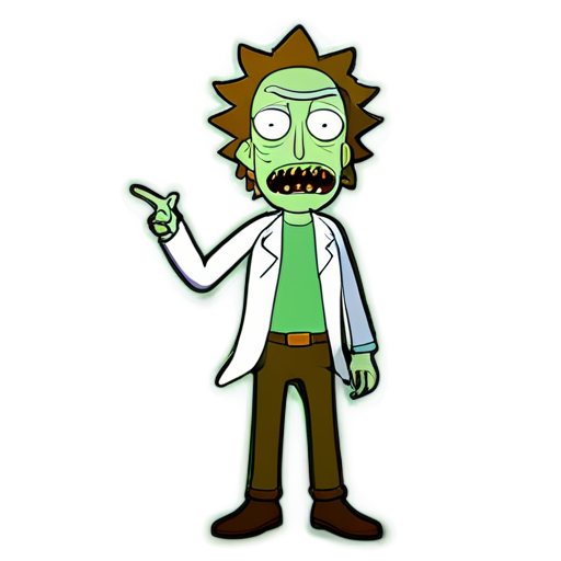 Pickle Rick from "Rick and Morty" - icon | sticker