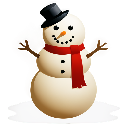 chocolate snowman - icon | sticker