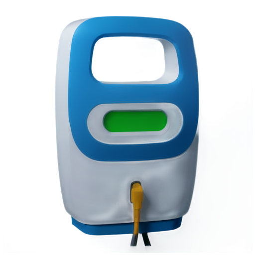 wallbox Charging station electro car, blue, white, sympel, pictogram - icon | sticker