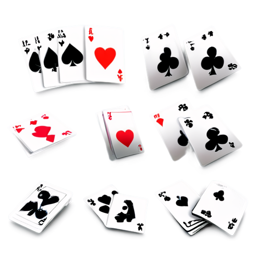 poker aces horses cards holdem claps hearts - icon | sticker
