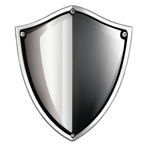 Shield and helmet outline icon - icon | sticker