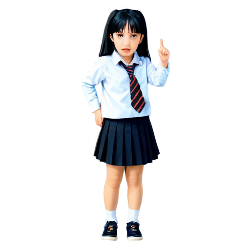 anime, pulla, school uniform, anger, facial expression, black hair, blue eyes, 4K quality, bright colors, details, art, realistic, emotion, style, hands, dislike, tension, angry, gloomy, rage, intensity, bright look. - icon | sticker