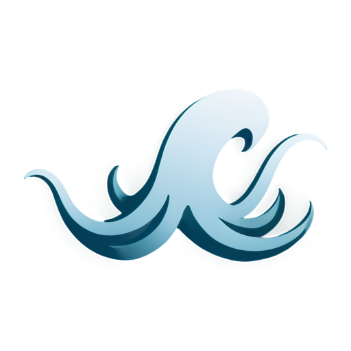 kraken wrapping around anvil - icon | sticker