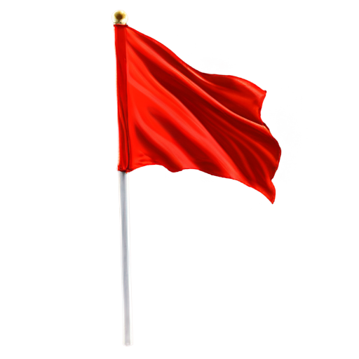 2d red flag sprite - icon | sticker