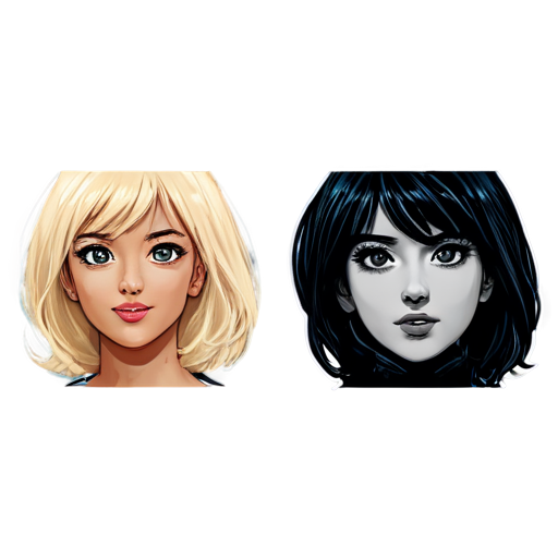 Millajojivic manga style - icon | sticker