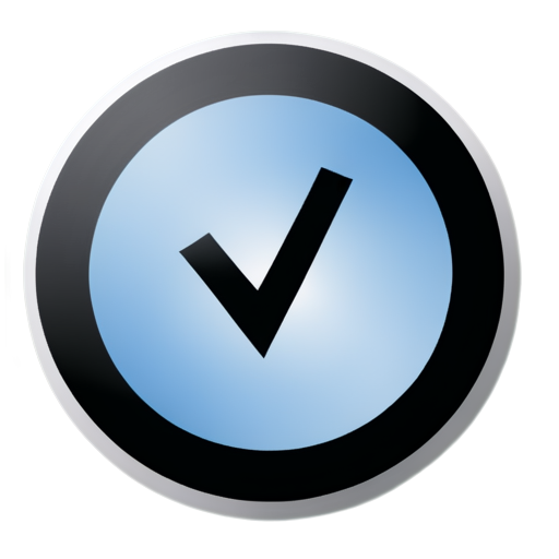 Create an icon for the survey site named "VisTerComp". It should contain the name parts in it and have a connection to the taking surveys thematic - icon | sticker