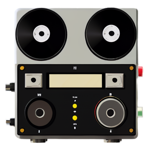 api recorder, shape like a old style recorder,It looks like it must be a flat design - icon | sticker