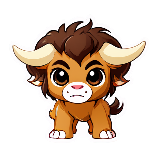 small minotaur - icon | sticker