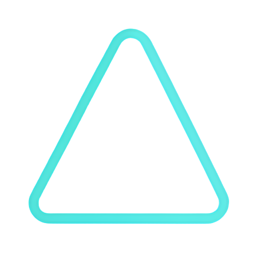 Please help me generate an icon logo for a video editing software. Here are the specific requirements: The main body is a simple play triangle icon outlined with lines. The color can be bright blue or green, symbolizing vitality and innovation. There are some dynamic lines extending from the edges of the triangle, representing the smoothness and dynamism during video editing. In the middle of the triangle, there is a small film reel pattern, reflecting the connection between the video editing software and videos and images. The entire logo is simple and clear, full of technological and modern senses. - icon | sticker